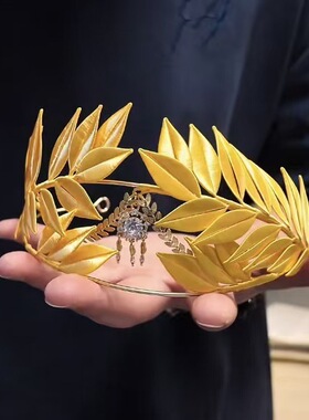缠花桂冠diy材料包高级皇冠成品
