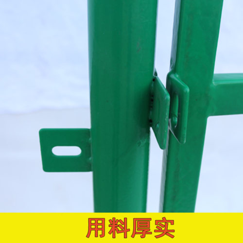 隔离网片门浸塑门果园围栏门防护网防盗门院子门简易护栏铁网门 - 图2