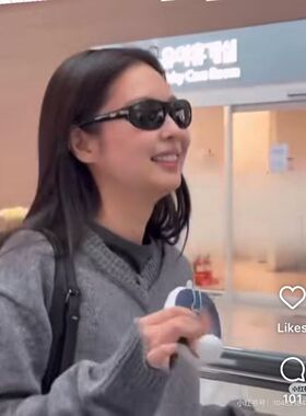 Jennie生日同款墨镜2026新款防紫外线太阳镜男女款小众设计感眼镜