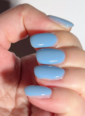 ESSIE指甲油100 Sky Jelly（天空果冻/冰蓝果冻）半透果冻感