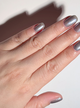 OPI指甲油2025圣诞限量 赛博朋克银色星辰 HRS01 OPI’m Frosted