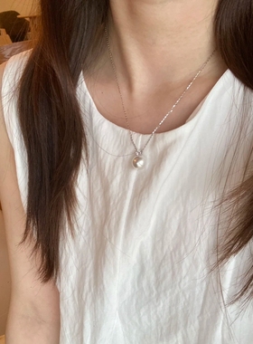 ISLA孤岛王妃澳白光珍珠项链女小众高级感锁骨链颈链通勤名媛气质