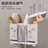 Multifunctional household wall-mounted chopstick storage box