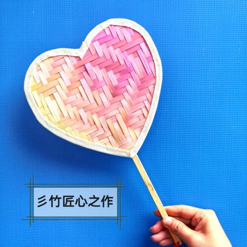 竹编diy材料包竹篾条竹条竹片彩色竹编竹条手工材料光滑编织专用 - 图2