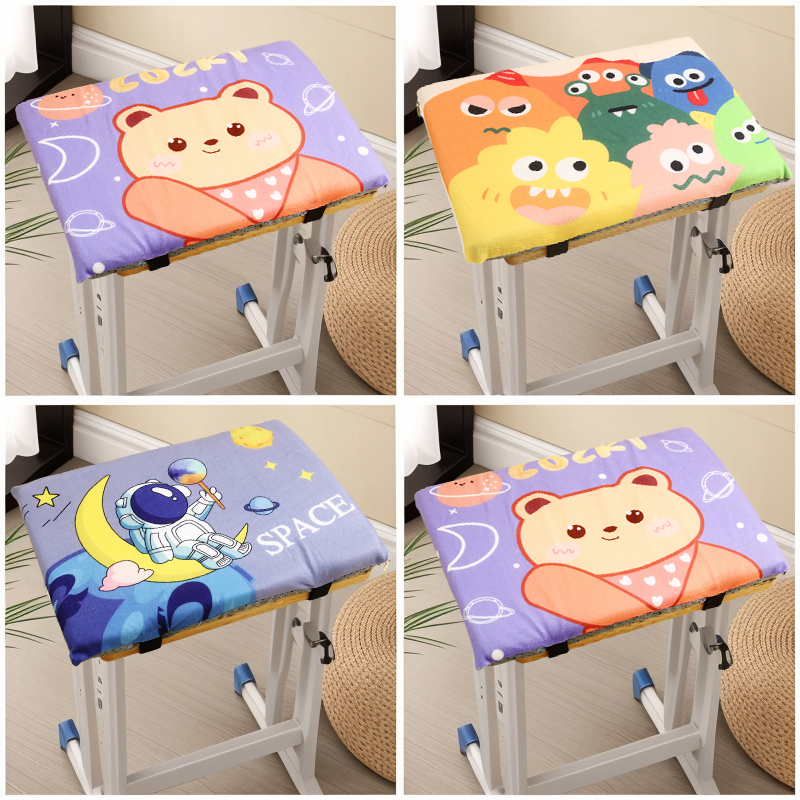 记忆棉小学生坐垫屁垫屁股坐垫冬季保暖教室中学生宿舍小凳子椅垫