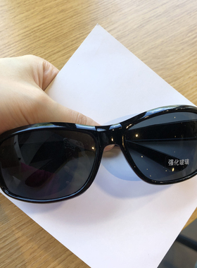 新款玻璃镜片太阳镜男骑行眼镜防风沙护目平光镜开车墨镜防紫外线