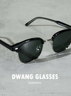 眉线半框复古偏光男女太阳镜