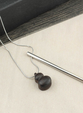 简约几何葡萄串钛钢项链