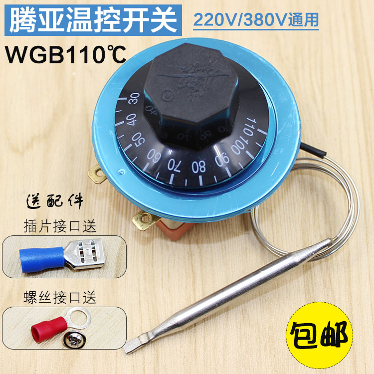 原装开水器温控器 腾亚热水器温控开关30-110度WGB110℃-112-6332 - 图0