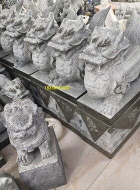 办公室客厅门口惠安石雕石雕貔貅