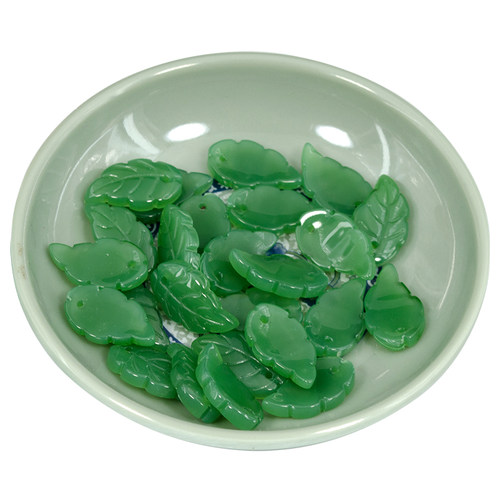 清仓价 10颗装11*18mm小树叶发簪DIY手工串珠散珠古风头饰材料 - 图3