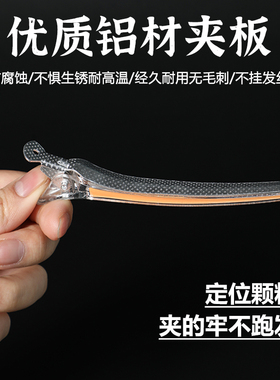 美发水晶无痕夹子大号发型师专用定位鸭嘴夹剪发夹专业理发店用品