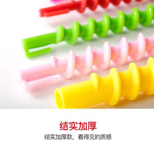 螺丝杠烫发杠空实心卷发万能螺旋杠子冷烫理头发店专用品美发工具 - 图1