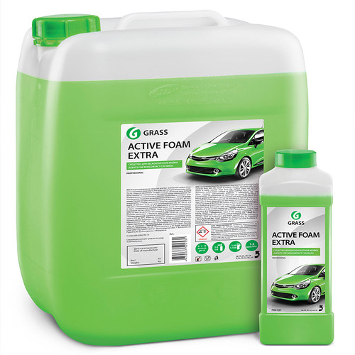 GRASS格拉斯绿草免擦洗车液1:100绿色进口大桶红色粉色彩泡沫浓缩 - 图1