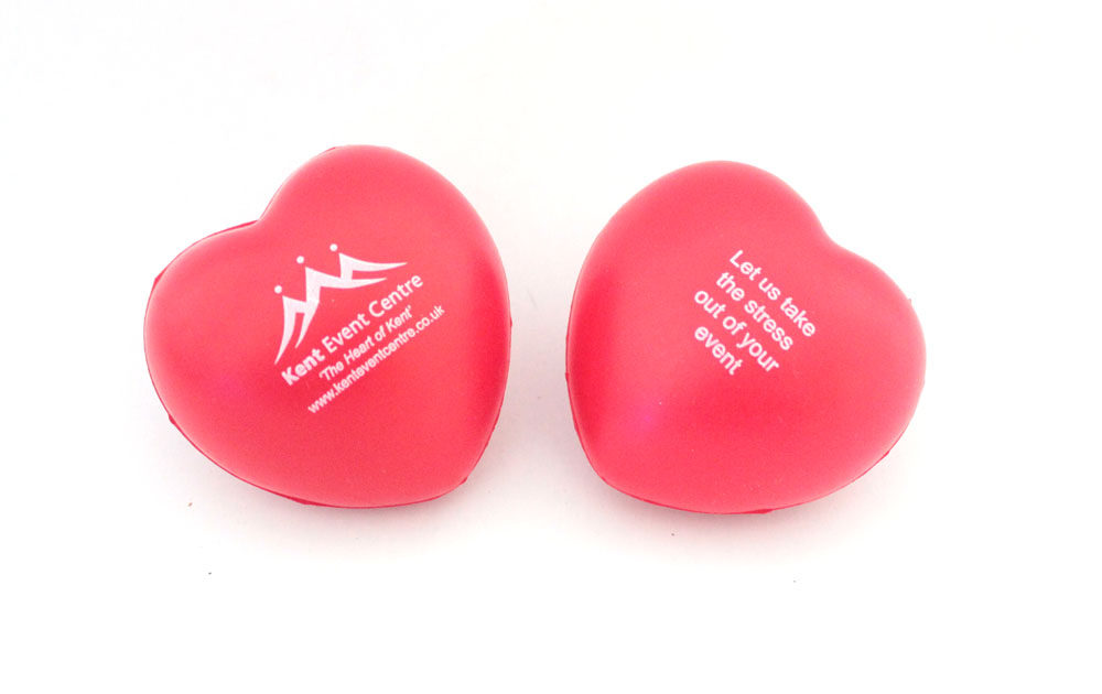 PU海绵握力球 爱心压力球握力球 康复医疗 工会 定制礼品 印logo