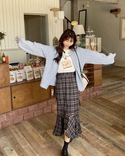 Поясная сумка, длинная демисезонная юбка, делается под заказ, высокая талия, рыбий хвост, длина миди