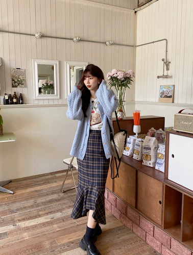 Поясная сумка, длинная демисезонная юбка, делается под заказ, высокая талия, рыбий хвост, длина миди