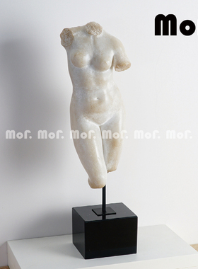 墨非 欧式复古希腊人物雕塑摆件样板间售楼部酒店玄关软装饰品