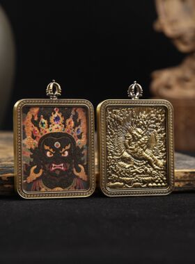 大威德金刚复古嘎乌盒矿