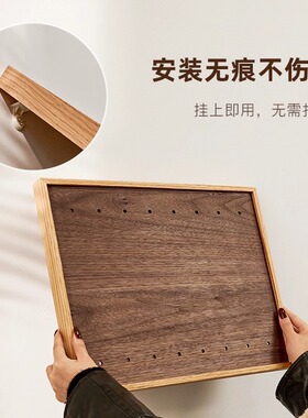 实木弱电箱遮挡装饰网线盒多媒体盒遮丑改造箱电表箱装饰画配电箱