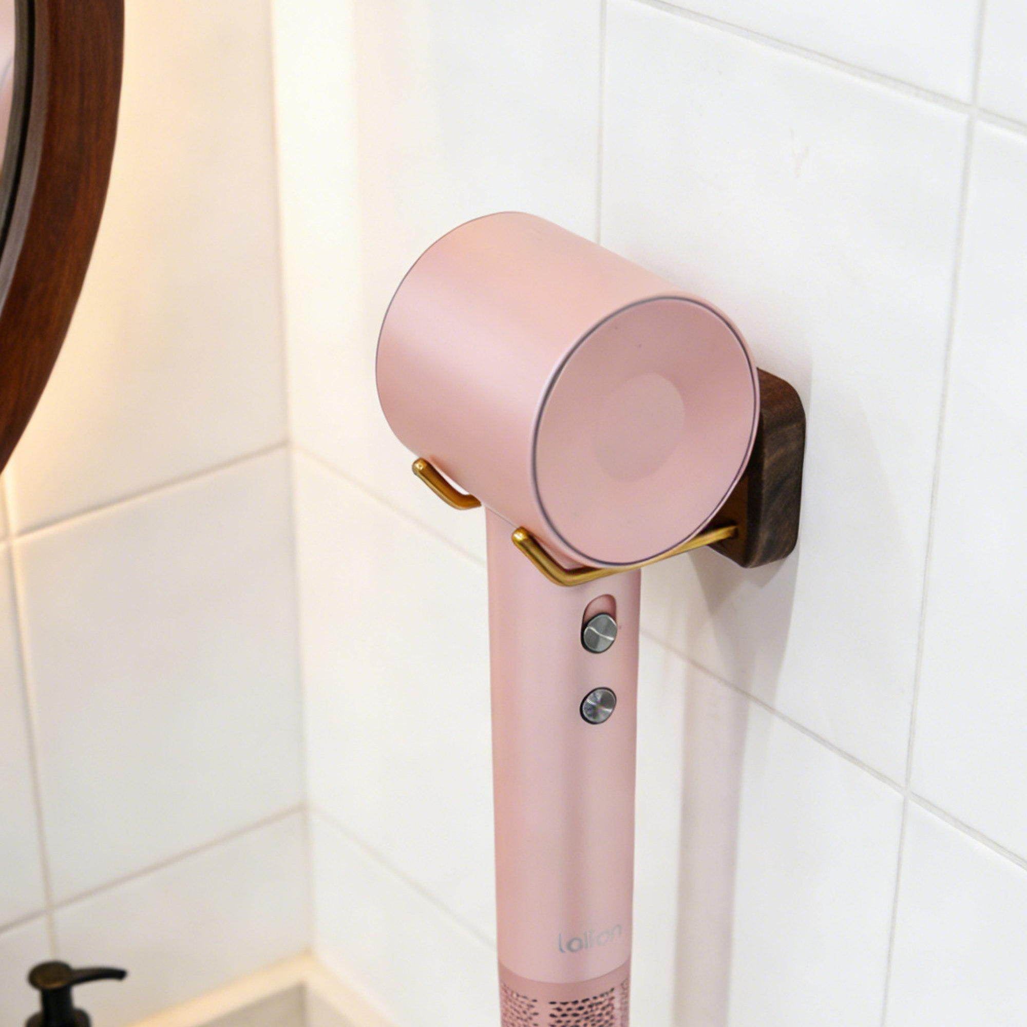 适配徕芬吹风机置物架免打孔壁挂卫生间风筒支架墙面电吹风放置架,淘宝优惠券,粉丝福利购,淘宝优惠卷