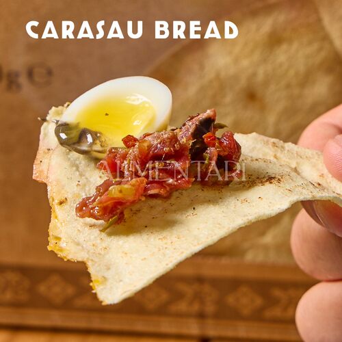 Alimentari 意大利进口卡塔面包干toast bread薄脆Carasau300g - 图1