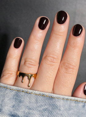 ESSIE249暗酒红持久免烤指甲油