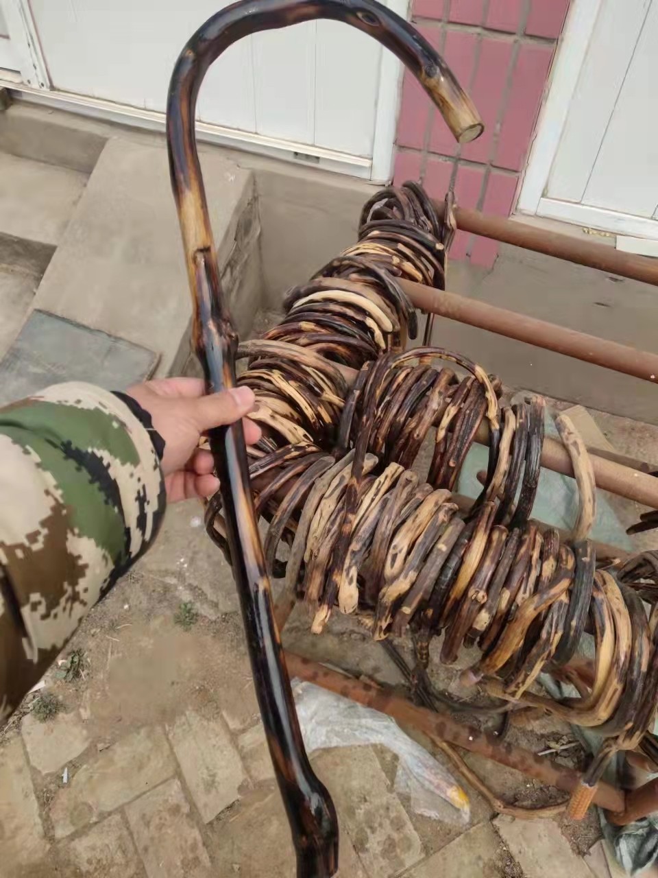 包邮原始点颈肩按摩棒藤勾藤条按摩钩子背部腰部颈椎肩椎按摩勾,淘宝优惠券,粉丝福利购,淘宝优惠卷