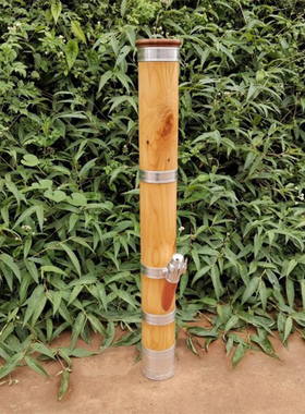 红豆杉赤柏松实木雕刻水烟筒