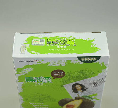 正品果然黑染发膏植物天然清水黑油染发剂自然黑色不沾头皮450ml - 图2