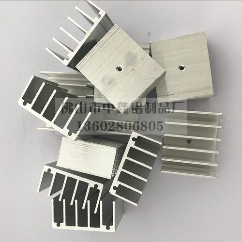 扁桥堆41*19*35三极管7805电子散热器TO-220铝散热块7812散热片铝 - 图3
