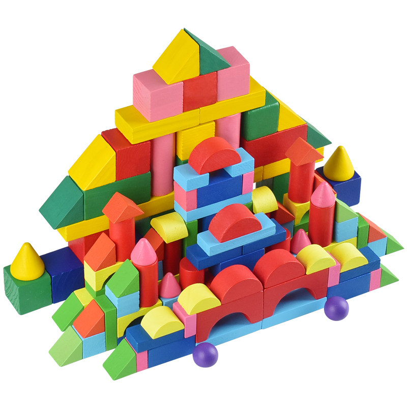 儿童积木玩具拼装宝宝拼图木质大号1-3-6岁益智早教男孩女孩礼物,淘宝优惠券,粉丝福利购,淘宝优惠卷