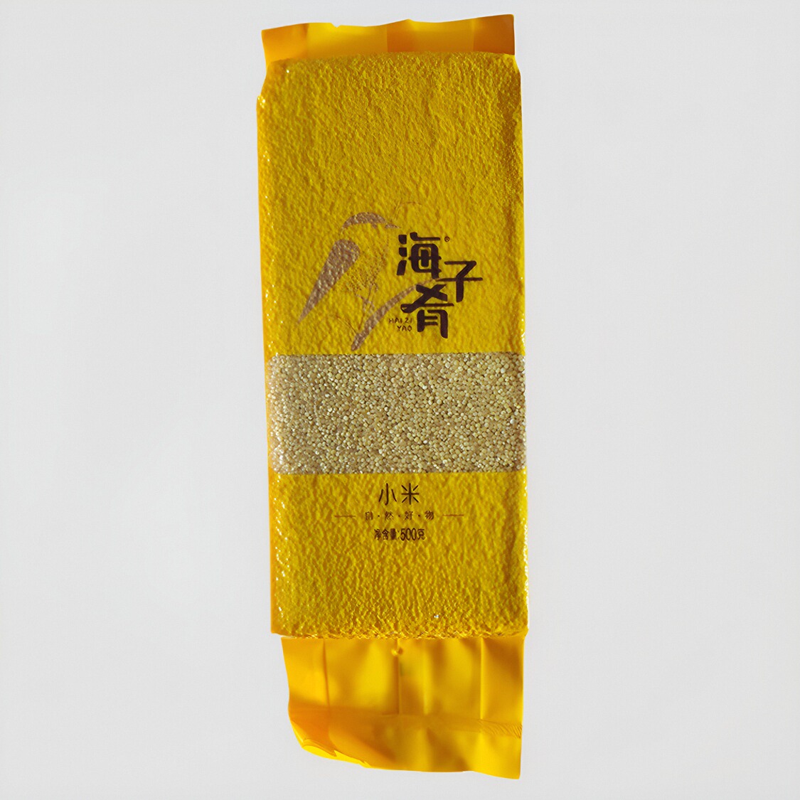 Qingyang specialty Haizi Yaoshishe millet 500g vacuum packaging new rice coarse grain grain millet miscellaneous grain confinement rice