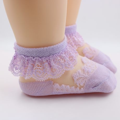 baby girl stockings with lace
