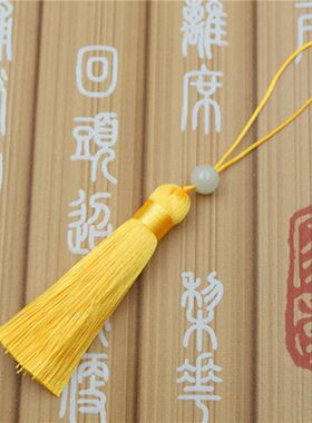 8cm古风加珠流苏穗子中国风冰丝吊穗 diy汉服香包荷包扇坠小穗子