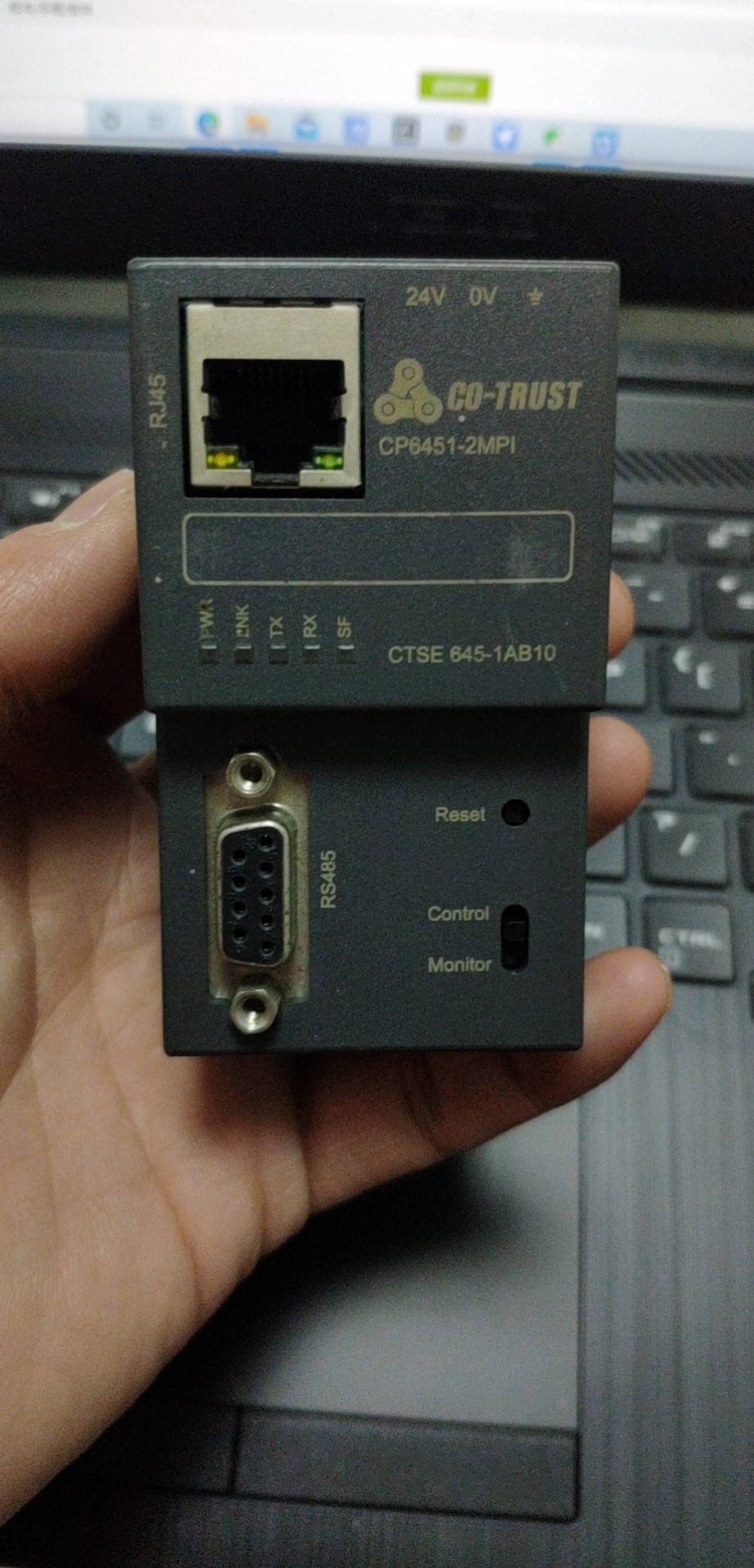 合信 CTSE 645-1AB10工业以太网,CP6451-2MPI,8*PLC二手开封-图0