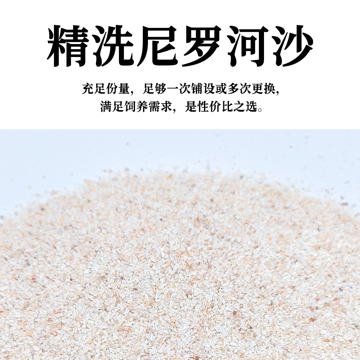 免洗海沙寄居蟹专用沙水草螃蟹底沙石乌龟天然鱼缸底砂造景饲养 - 图3