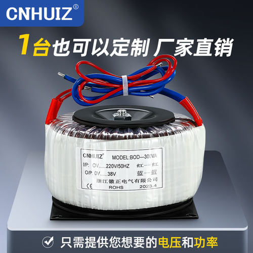 大功率采暖环形隔离变压器1000W步进驱动环型环牛电源220v变24v60 - 图1