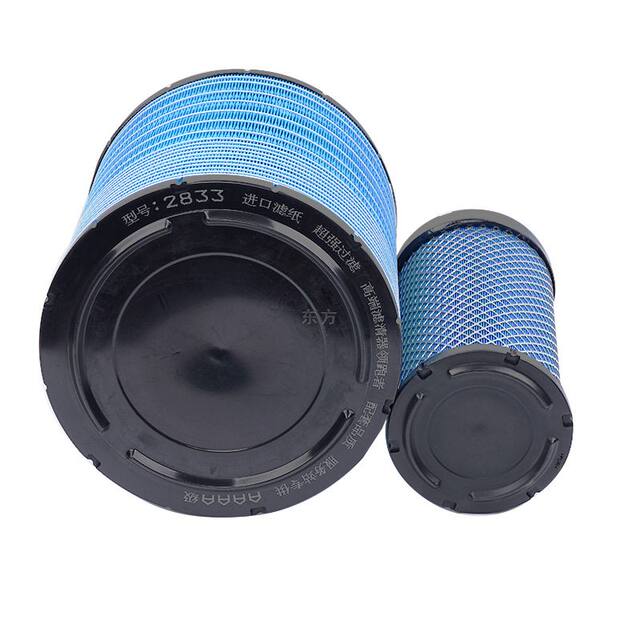 PU2833 air filter is suitable for XCMG/XCMG grader air filter element and Shangchai D6114 grader air filter element