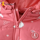 Tongtai осень и зима-4 ноября-младенцы и маленькие дети, мальчики и девочки, повседневные теплые съемные вершины с капюшоном с капюшоном