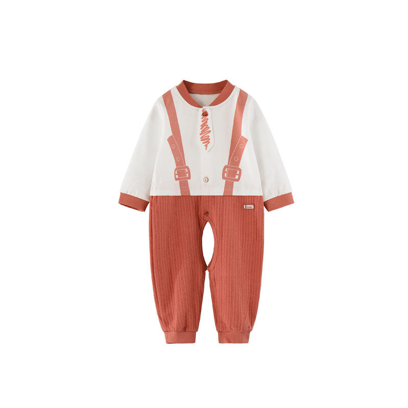 童泰四季新款婴儿衣服3-18月哈衣 童泰母婴连身衣/爬服/哈衣