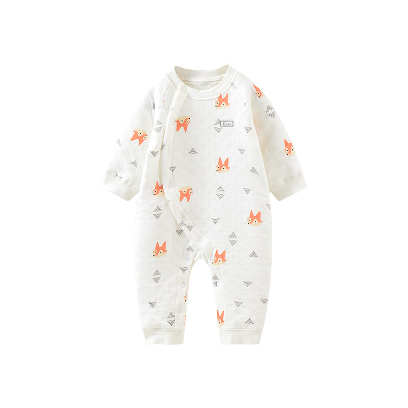 童泰新款婴儿衣服偏开哈衣1-18内衣 童泰母婴连身衣/爬服/哈衣