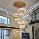 Duplex floor ceiling living room chandelier Infinite Tmall dimming