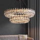 Modern light luxury living room chandelier French crystal chandelier