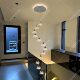 Light luxury villa stairwell chandelier 2026 new style