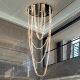 Light luxury hall high ceiling duplex large chandelier