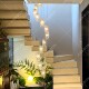 Miguang Huijia French crystal staircase chandelier romantic
