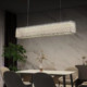 Glazed glass lampshade + first-class crystal with pendant