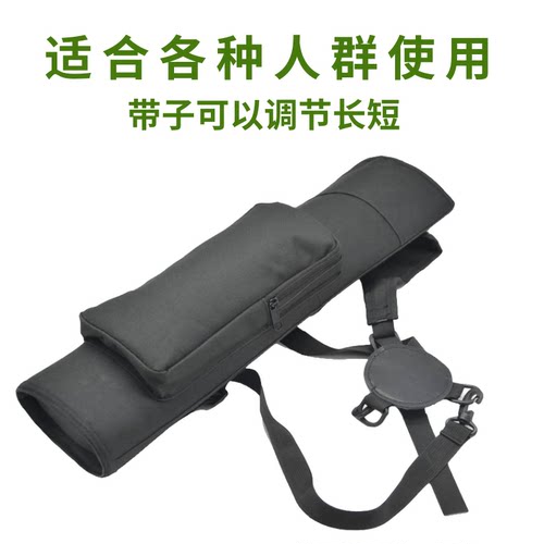 箭袋背式箭囊斜背式箭袋三点式箭带户外室内反曲弓复合弓三点箭壶 - 图0