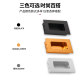 Sliding door drawer concealed handle slotted embedded cabinet wardrobe door gold black invisible hidden handle